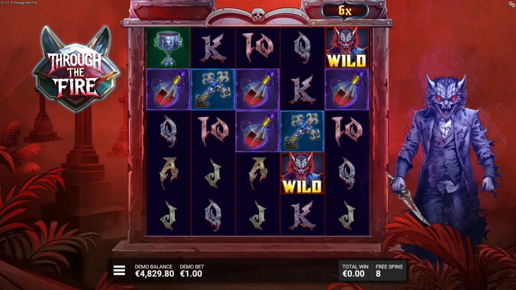 Through The Fire - Bonus Game Multiplier